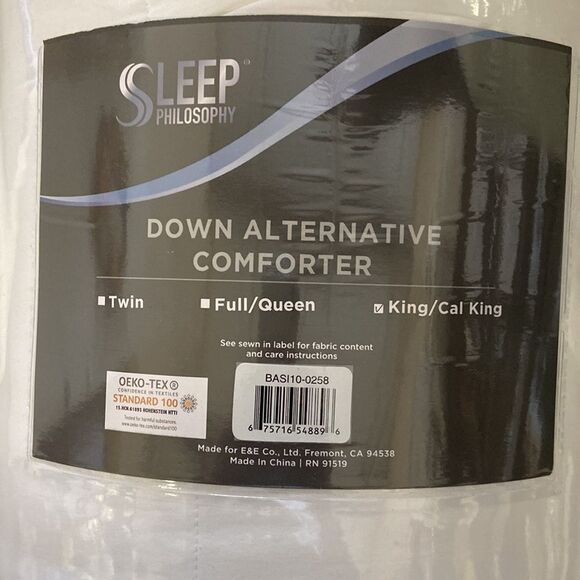 Benton Double-Layer Down-Alternative Comforter, King/California King - Picture 5 of 5